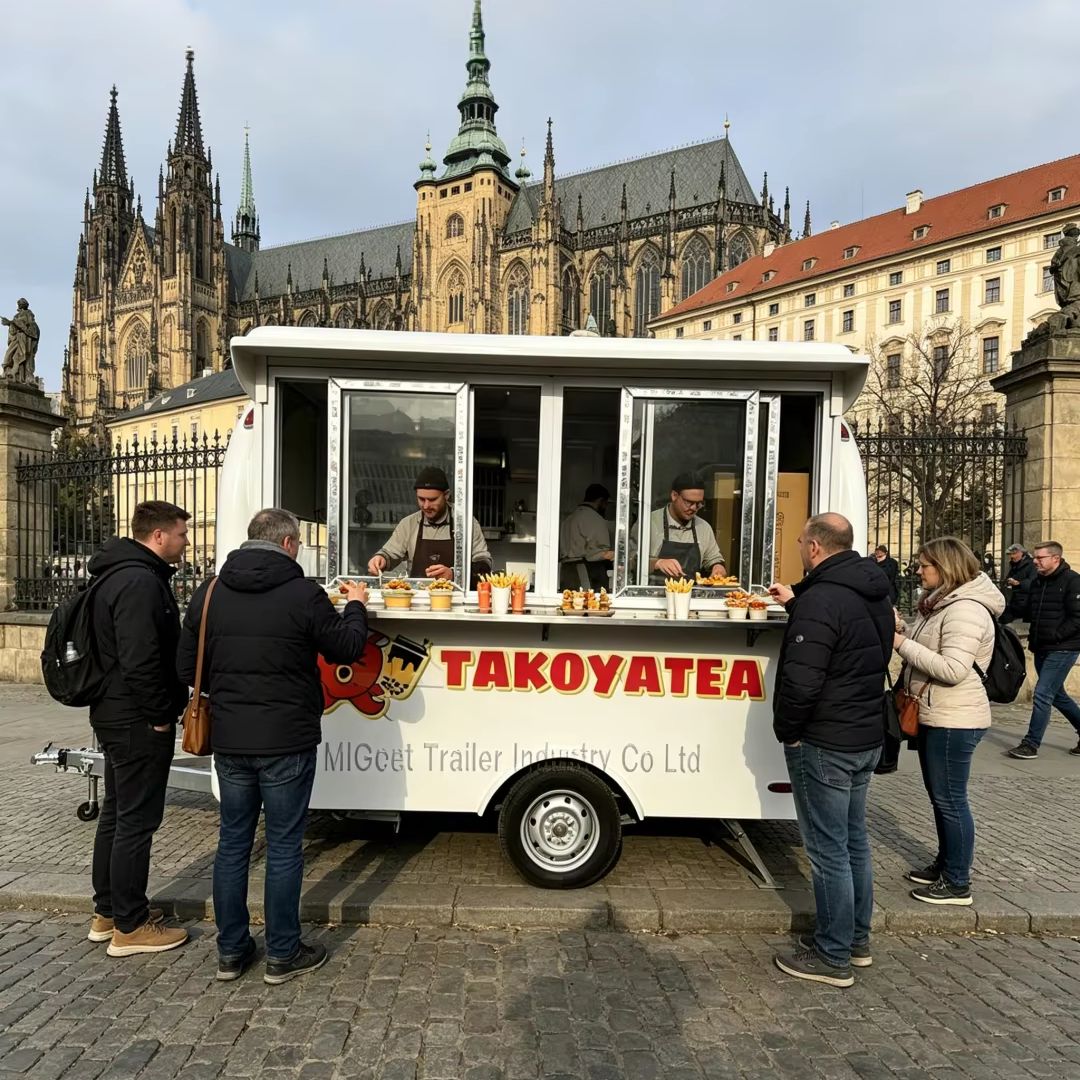 Food Snacks Business - Mobiele verkoopwagen met op maat gemaakte