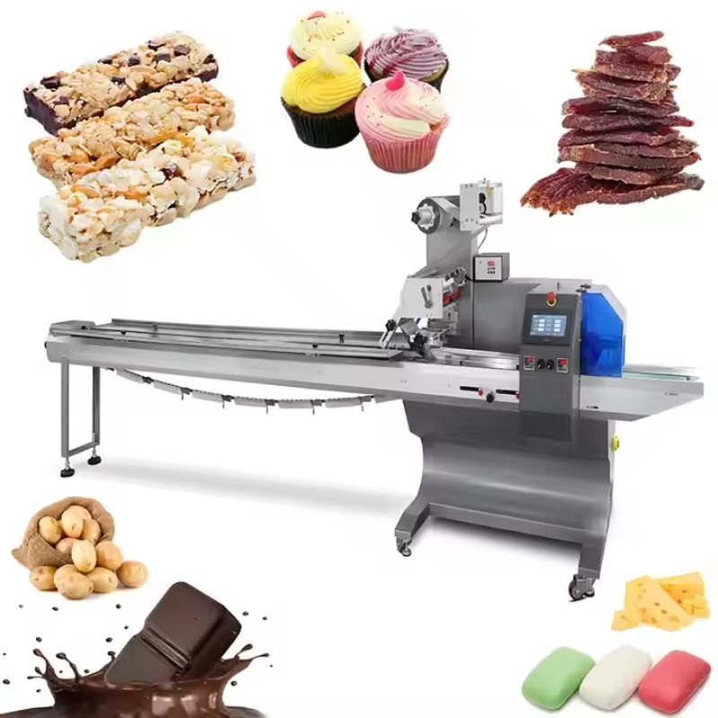 Food Packed Snacks - Automatische verpakkingsmachine voor zachte katoenen snoepjes