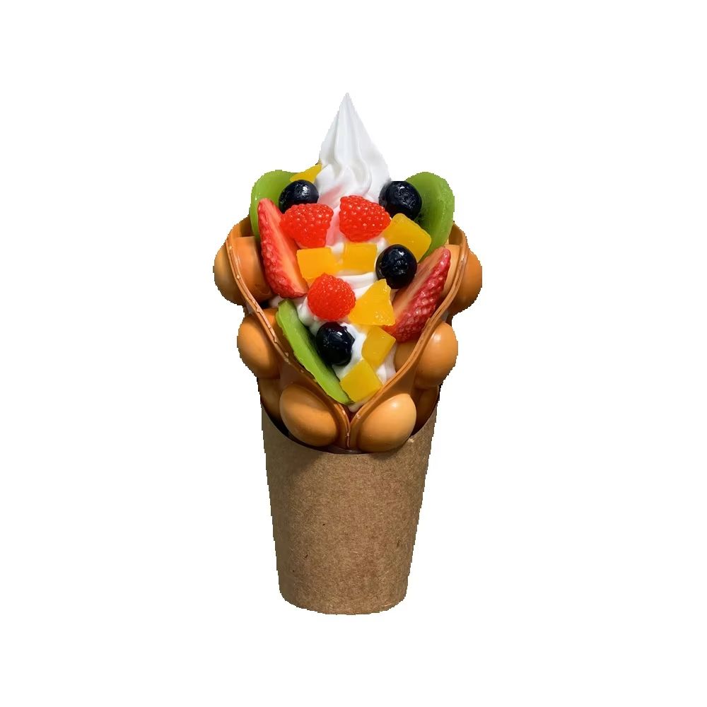 Food Snacks Order - Ijs Bubbel Wafel Model Serie Kiwi