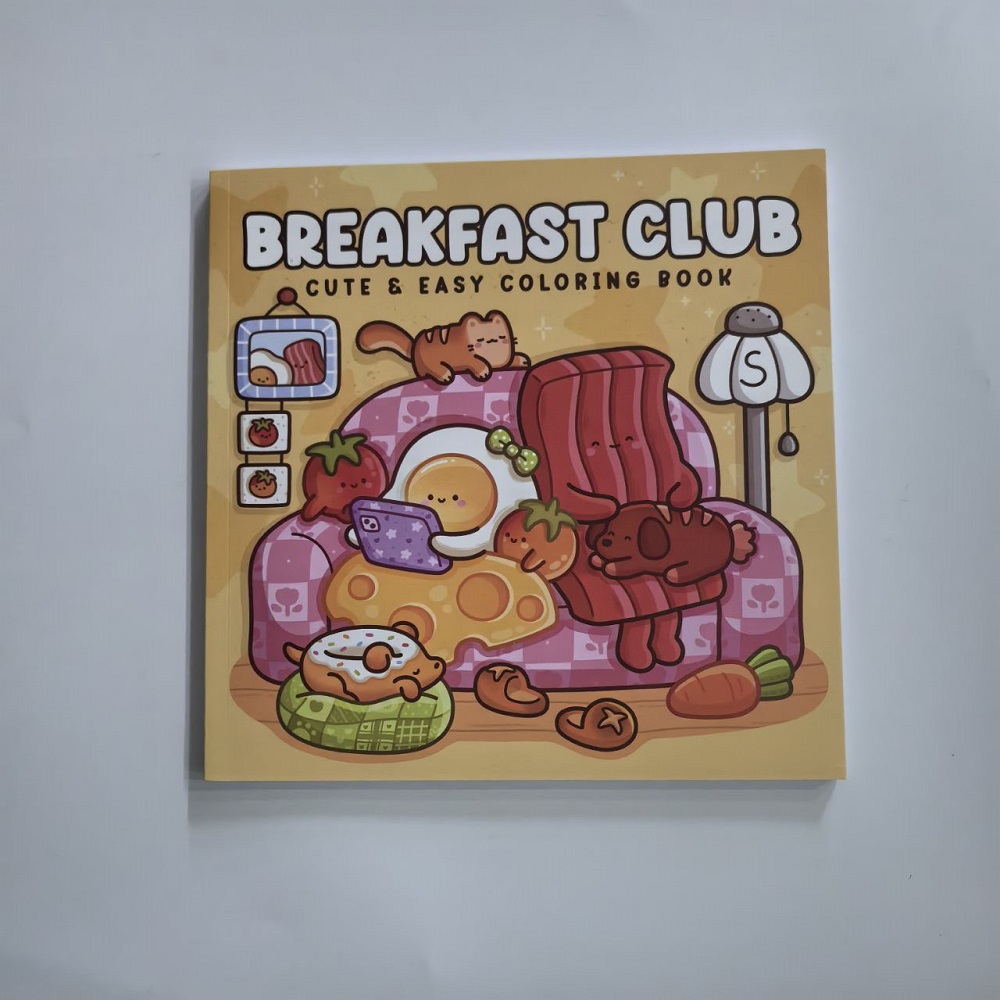 Breakfast Club kleurboek voor  - Food Y Snacks Coloring Book recensie en prijs