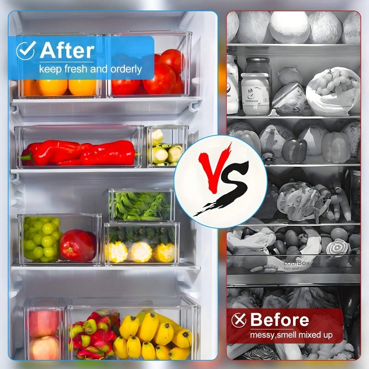 7/14-delige stapelbare koelkas - Food Packed Snacks recensie en prijs