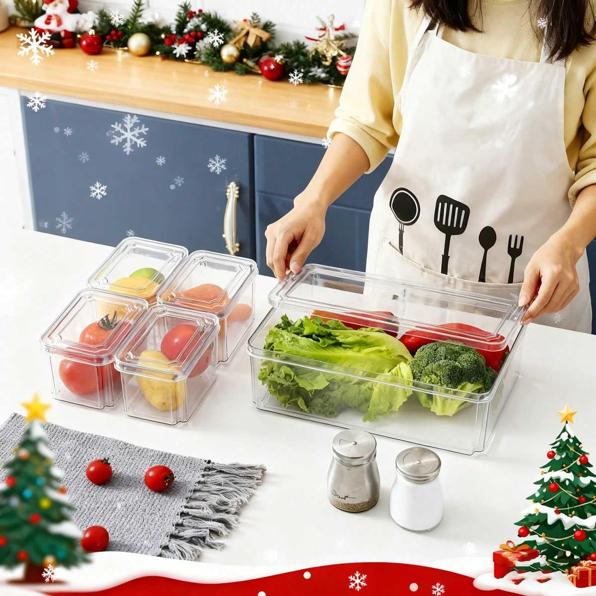 7/14-delige stapelbare koelkas - Food Packed Snacks recensie en prijs