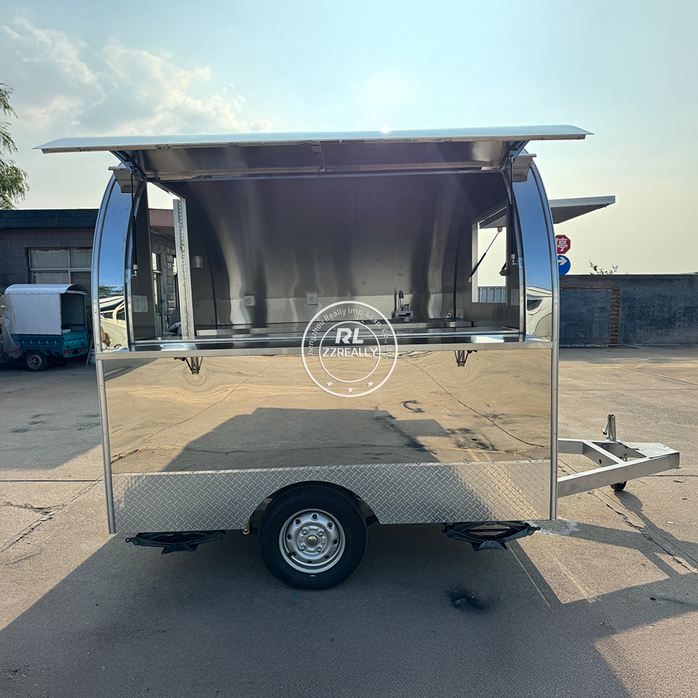 Roestvrijstalen mobiele voedse - Food Snacks Business recensie en prijs