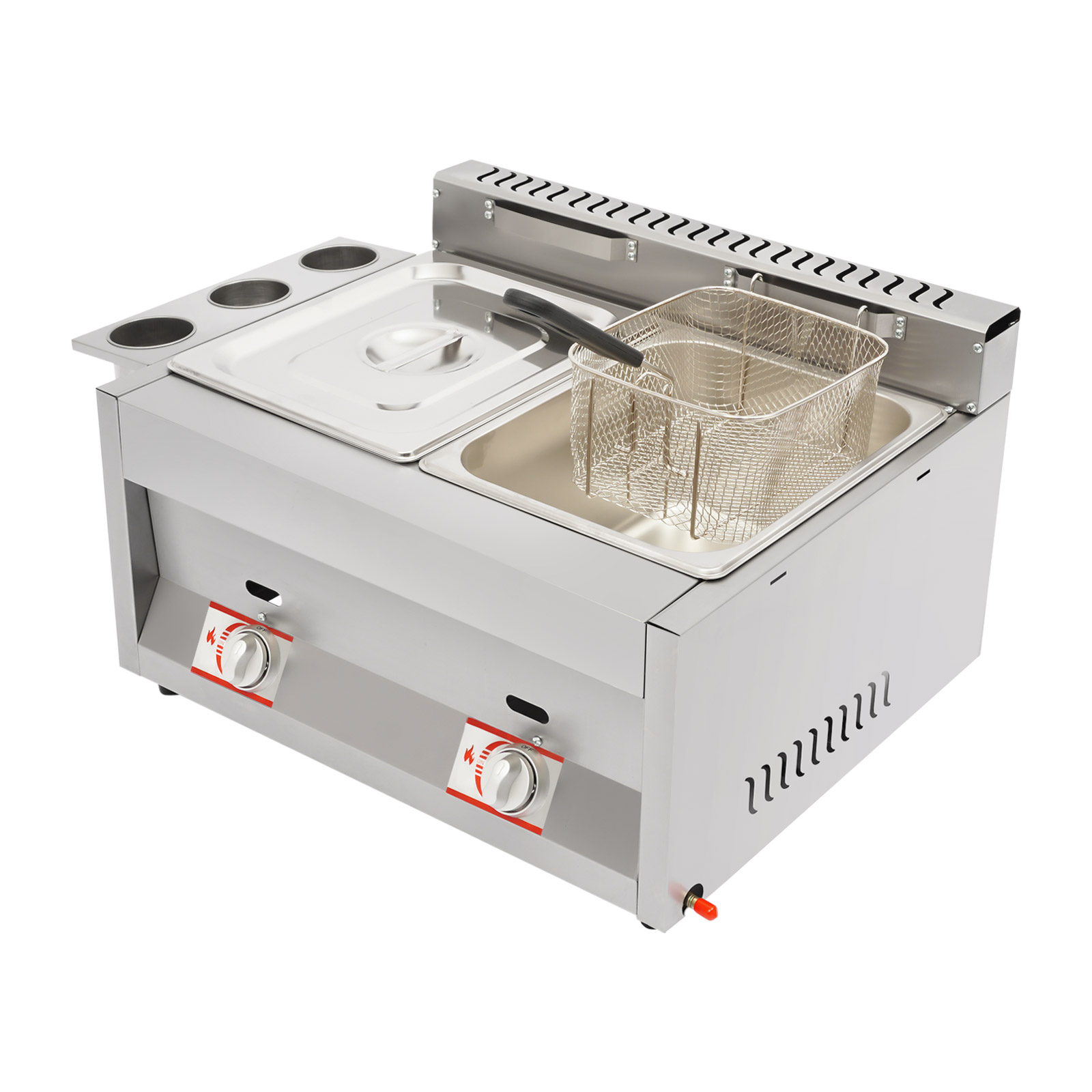 Commerciële friteuse met 2 tan - Food Snacks Catering recensie en prijs