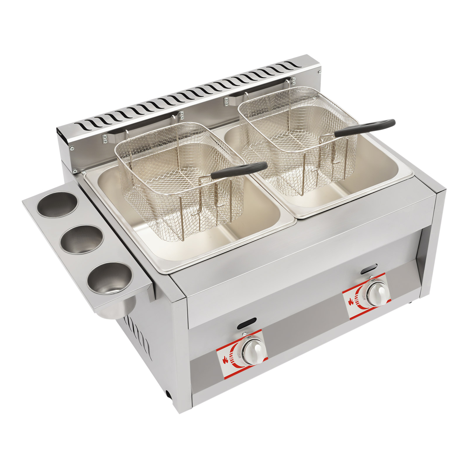 Commerciële friteuse met 2 tan - Food Snacks Catering recensie en prijs