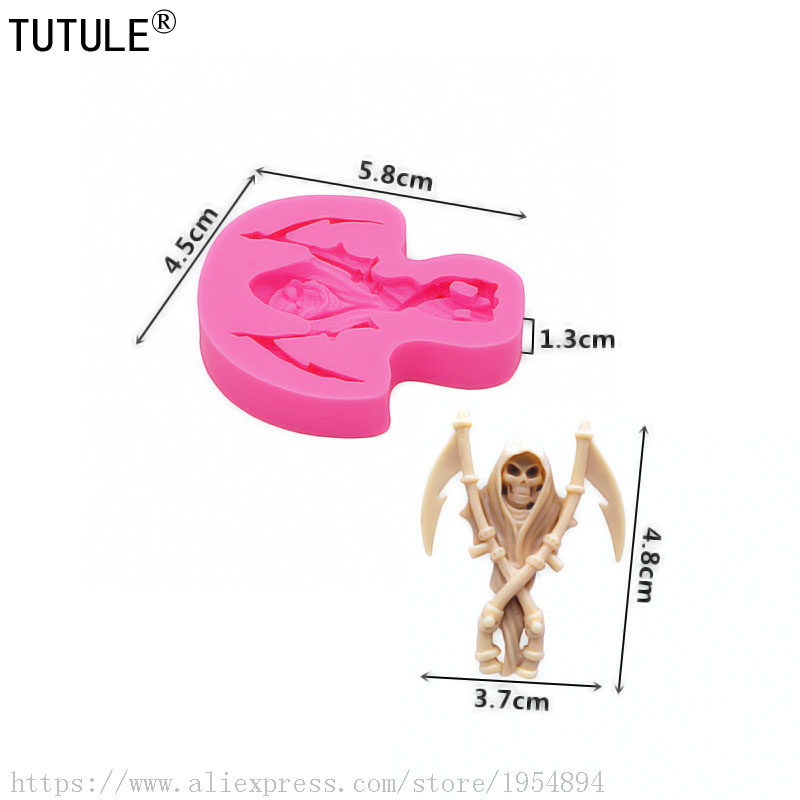 Death Scythe-SKULL SILICONE MO - Zombie Snacks recensie en prijs
