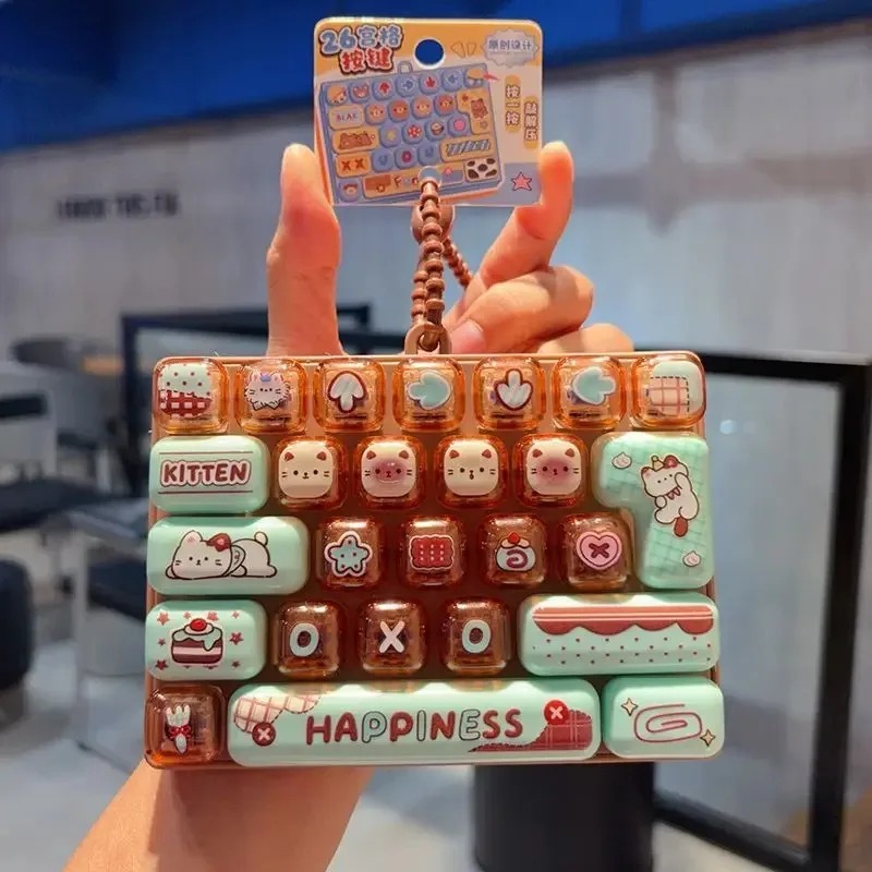 Snoepkleurige Keycap Sleutelha - Spicy Food Snacks recensie en prijs