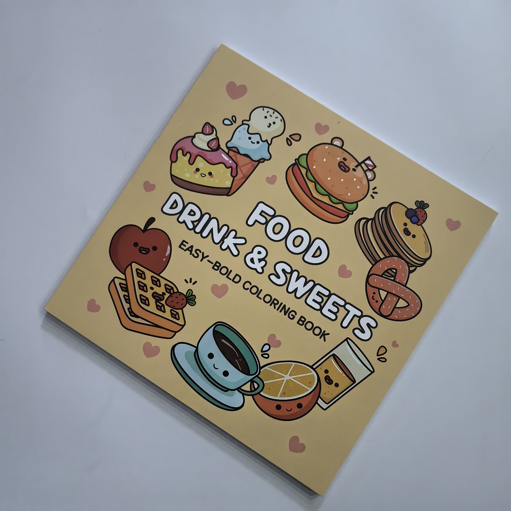 Eten, drank en snoep Gemakkeli - Food Y Snacks Coloring Book recensie en prijs